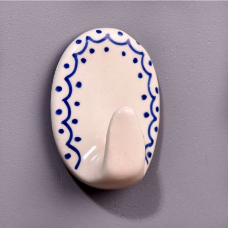 Modern Ceramic Heavy Duty Adhesive Hook for Home